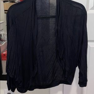 Black cardigan